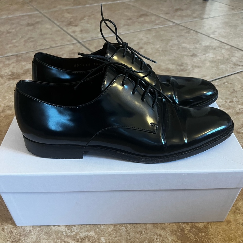Dior Black Derby womens shoes. Size 8,5